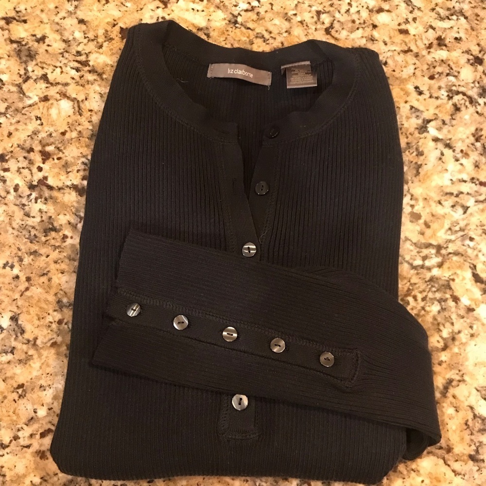▪️VINTAGE LIZ CLAIBORNE Button Sweater